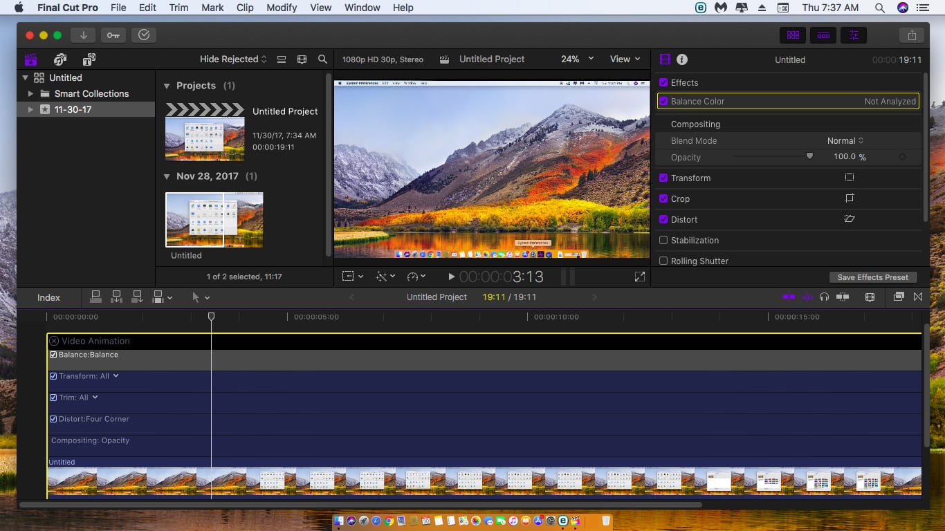 free video editing software for mac 2018